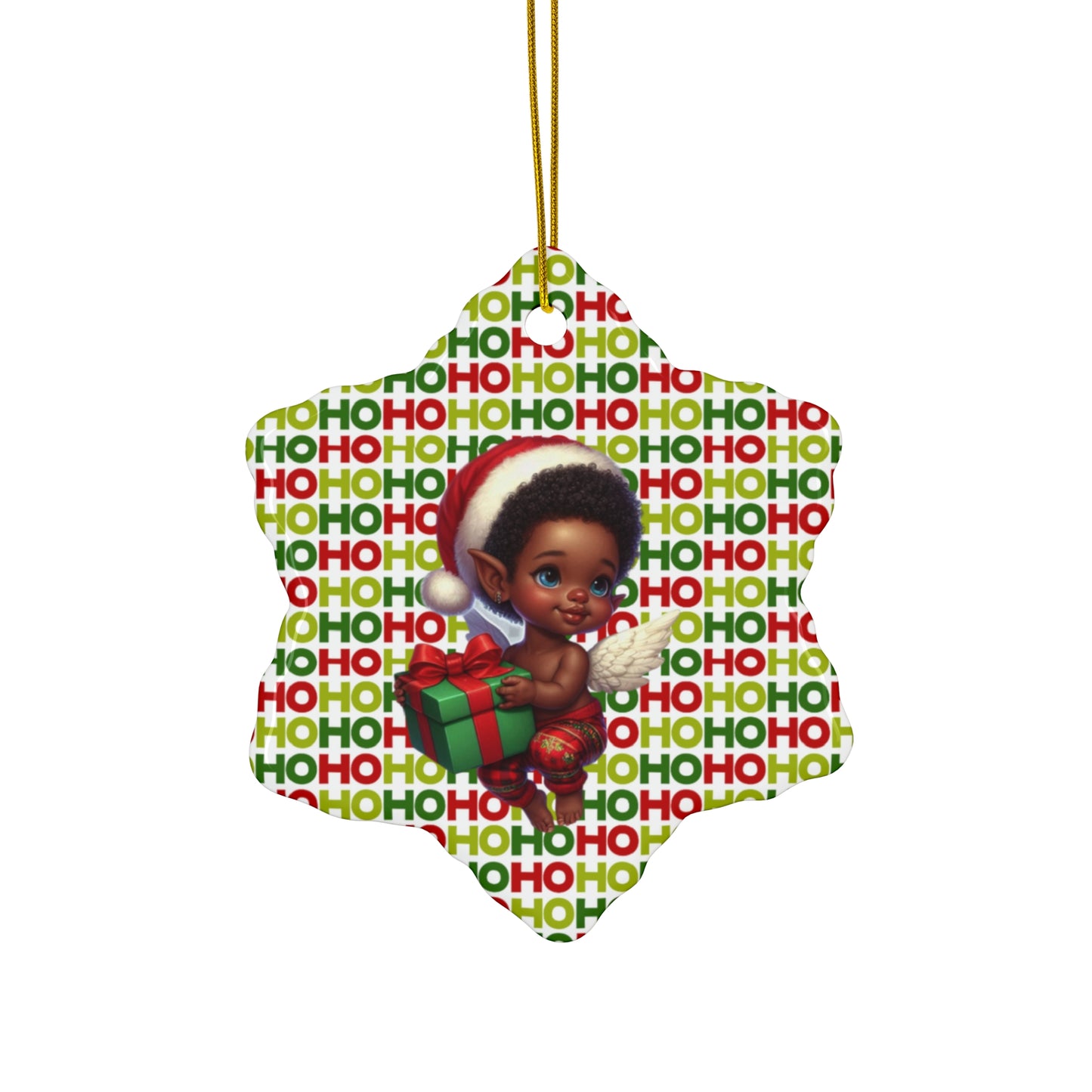 Ceramic Ornament 'Little Joseph' Christmas Decor