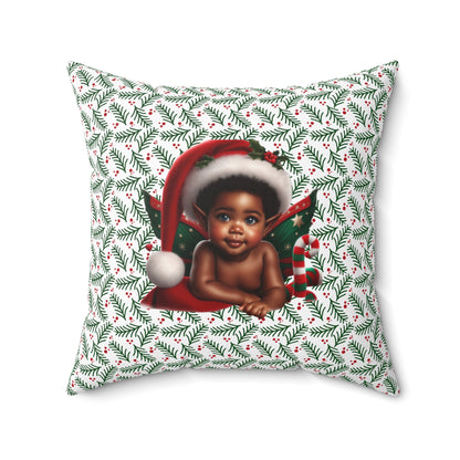 Square Christmas Pillow 'Cuddles'