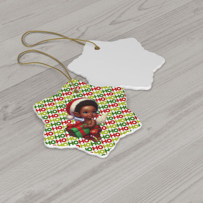 Ceramic Ornament 'Little Joseph' Christmas Decor