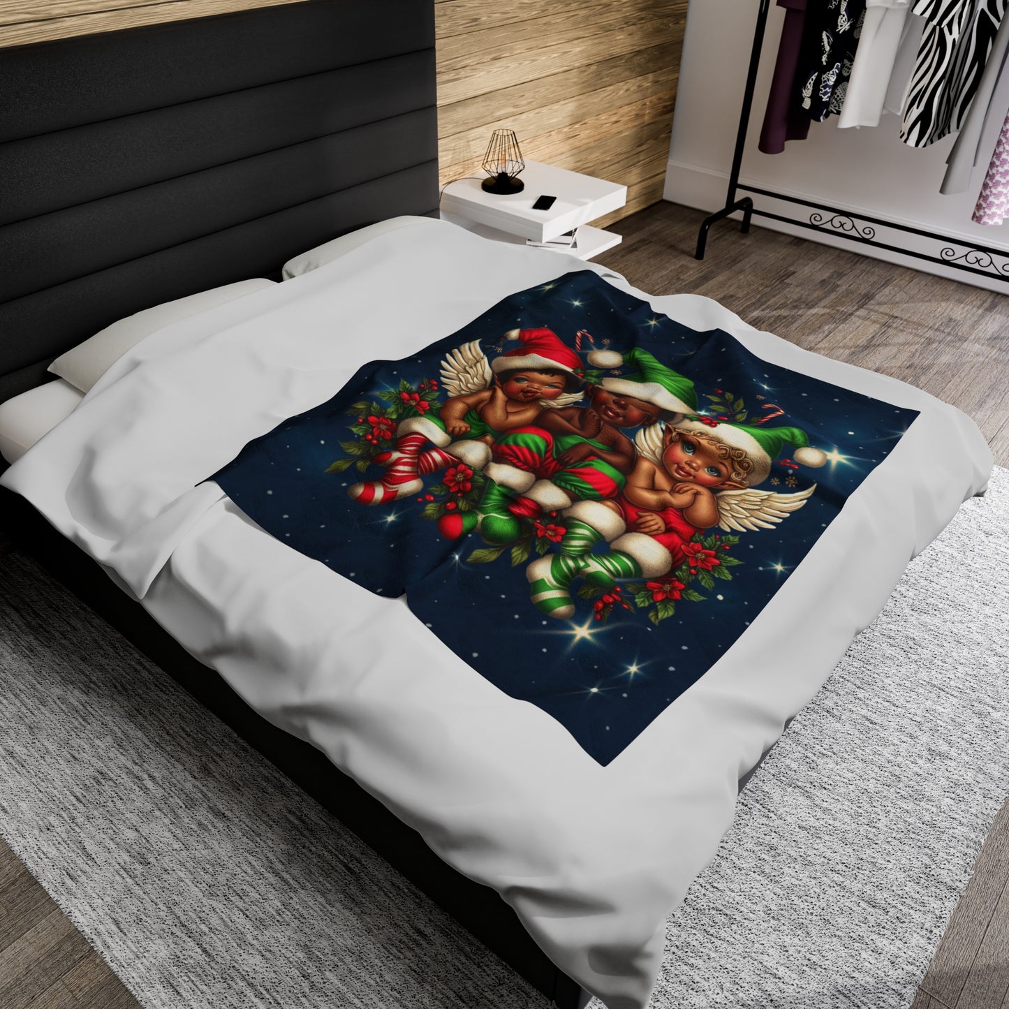 Velveteen Plush Blanket 'Three Kings'