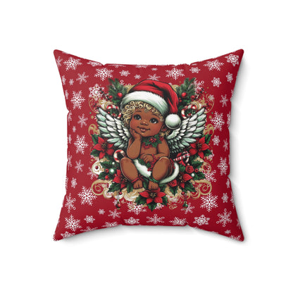 Square Christmas Pillow 'Good Boy'