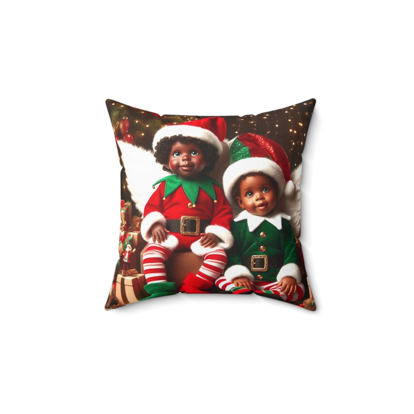 Square Christmas Pillow 'Adorbs'