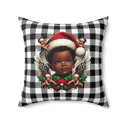 PERSONALIZED Square Christmas 'Christopher' Pillow