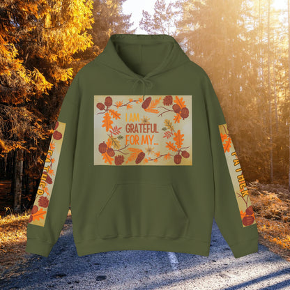 I AM GRATEFUL FOR MY FATHER Heavy Blend™ Hooded Sweatshirt