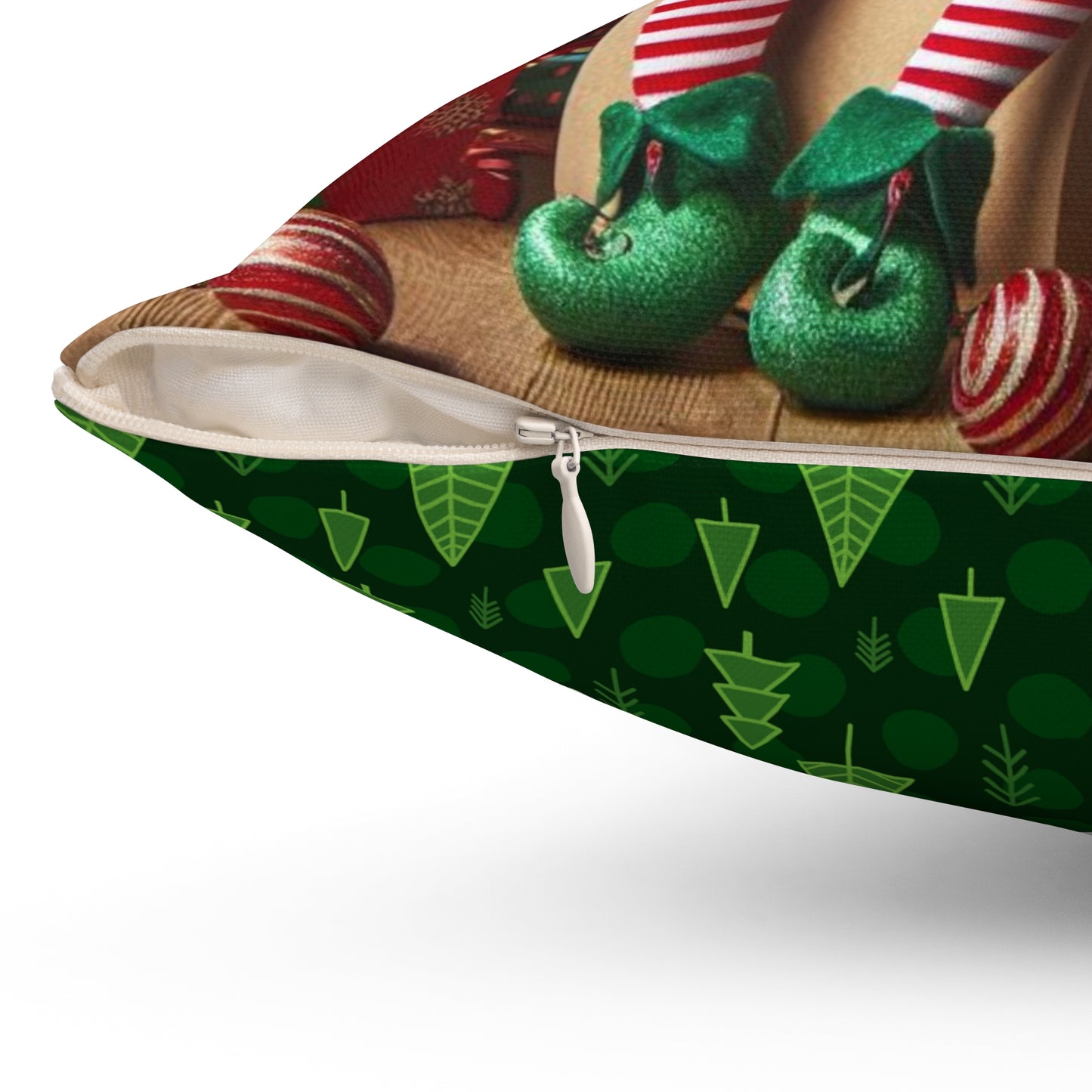 Square Christmas Pillow 'Buds'