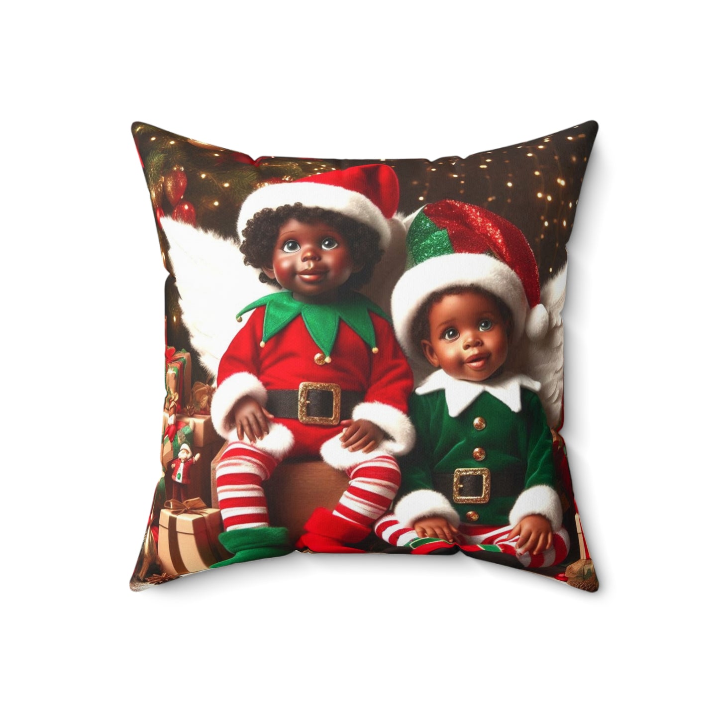 Square Christmas Pillow 'Adorbs'