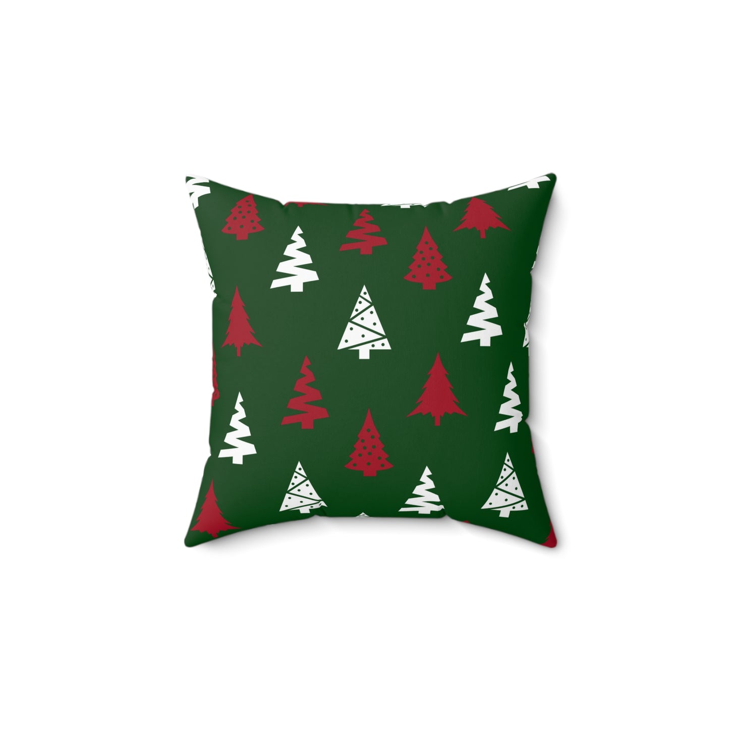 PERSONALIZED Spun Polyester Christmas Square Pillow