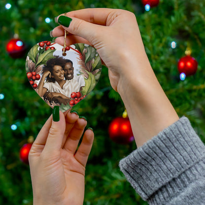 PERSONALIZED Ceramic Christmas Ornament