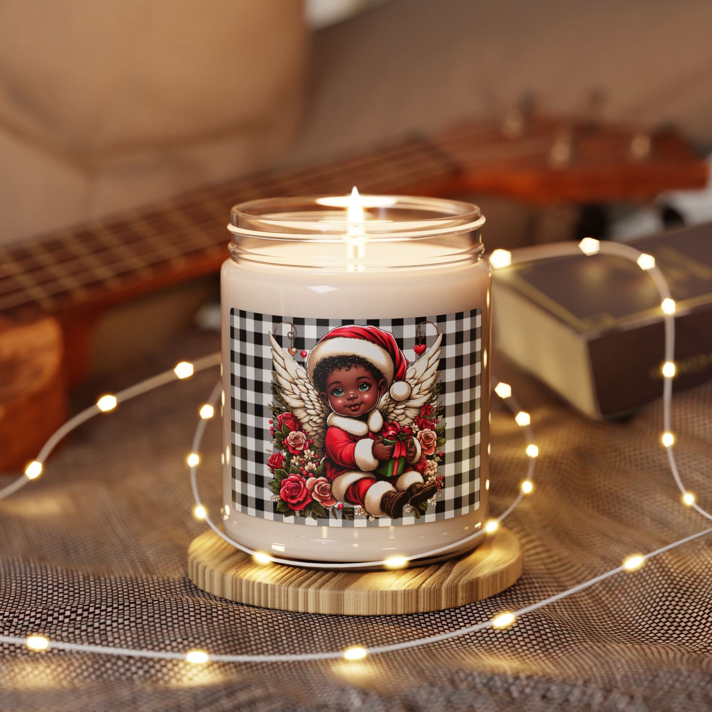 Christmas Soy Candle 'Bouquet' - 9oz Scented Candle