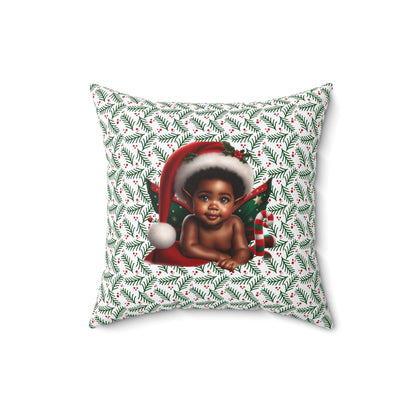 Square Christmas Pillow 'Cuddles'