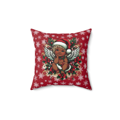 Square Christmas Pillow 'Good Boy'