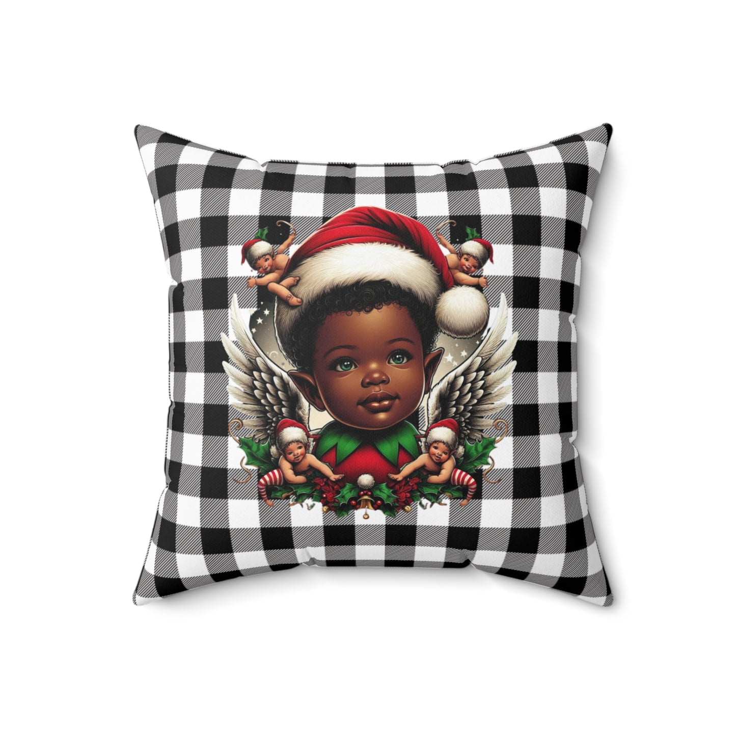 PERSONALIZED Square Christmas 'Christopher' Pillow