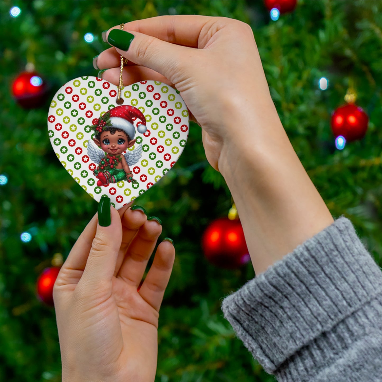 Ceramic Ornament 'Bubba' Christmas Holiday Decor