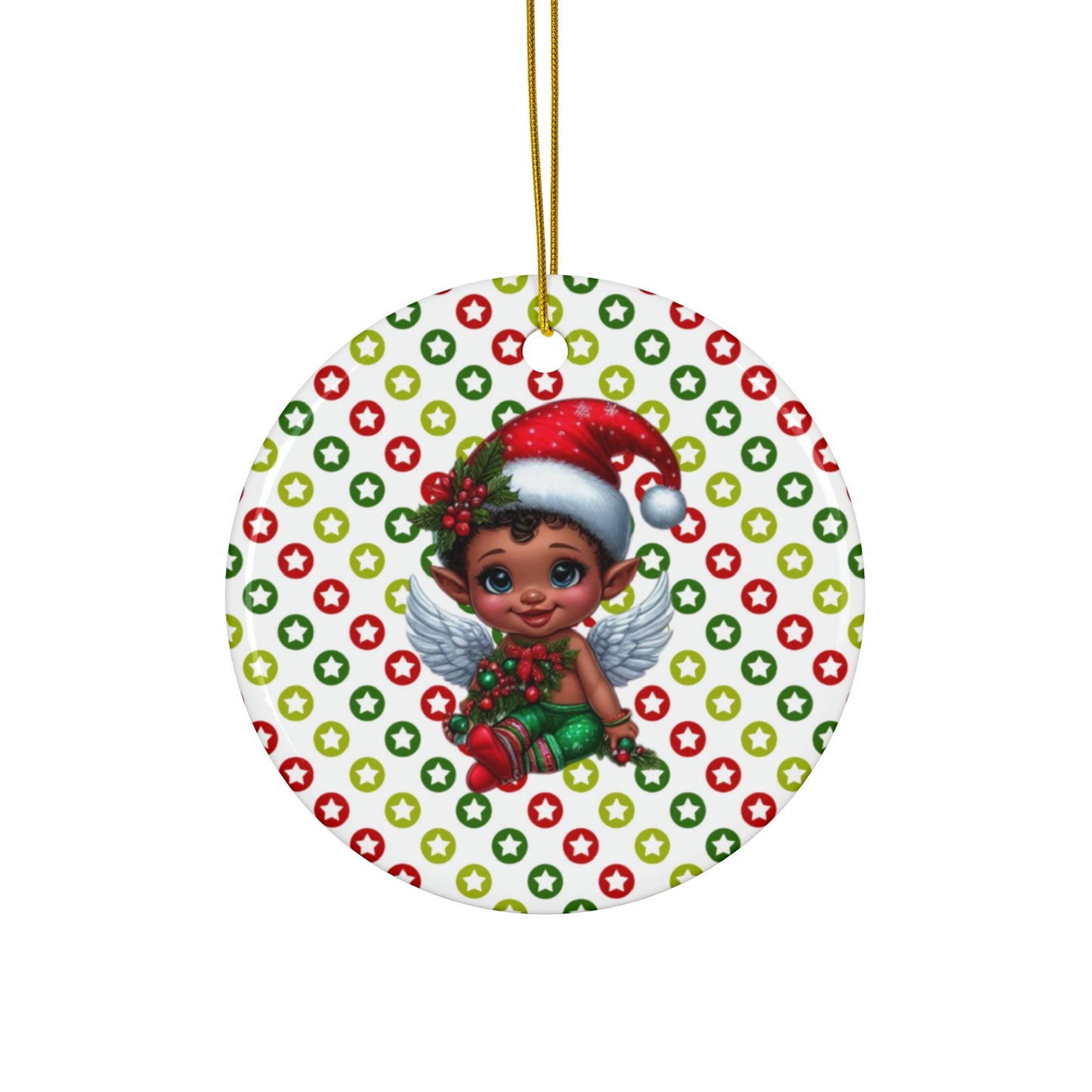 Ceramic Ornament 'Bubba' Christmas Holiday Decor