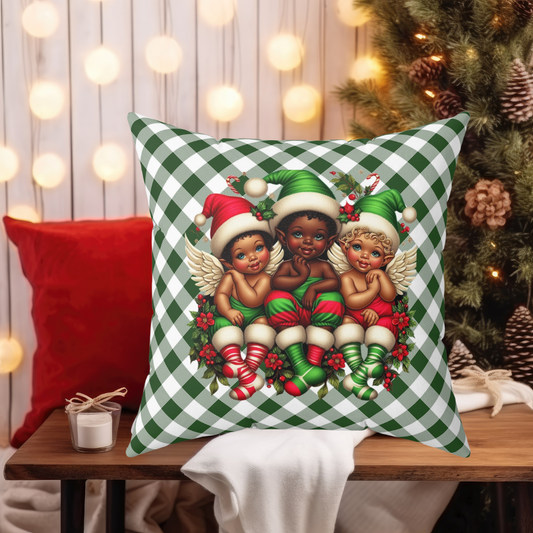 Square Christmas Pillow 'Trinity'