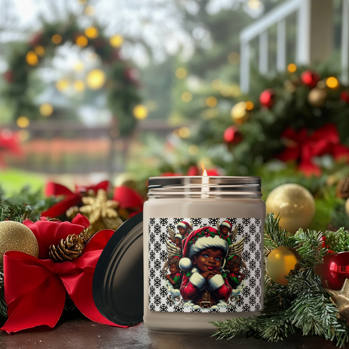 Christmas Soy 'Race Car' Candle