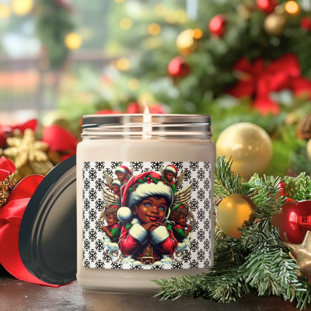 Christmas Soy 'Race Car' Candle