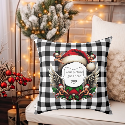 PERSONALIZED Square Christmas 'Christopher' Pillow