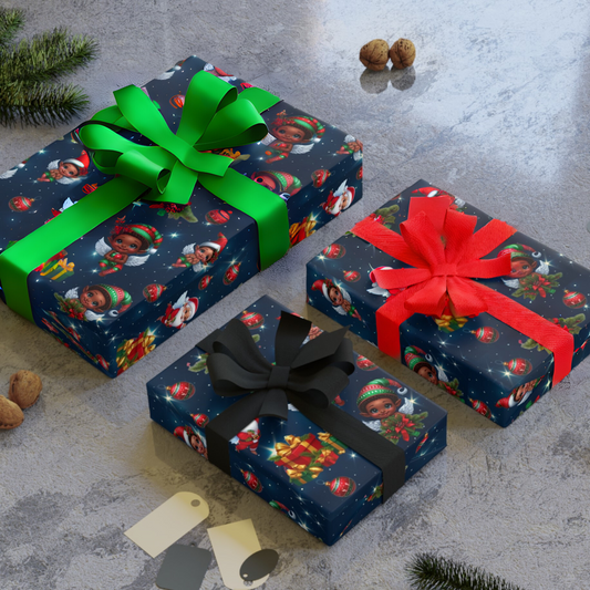 'Christmas Sprites' Wrapping Paper Rolls