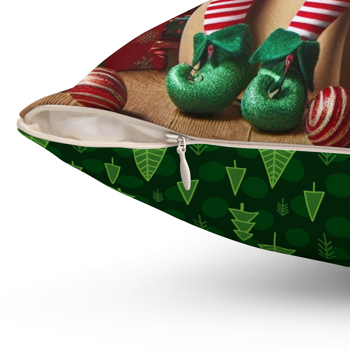 Square Christmas Pillow 'Buds'