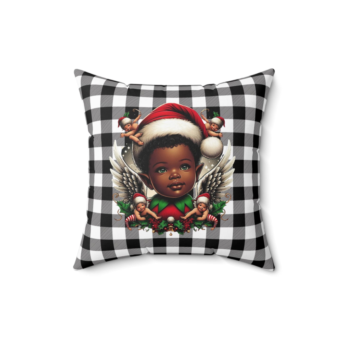 PERSONALIZED Square Christmas 'Christopher' Pillow