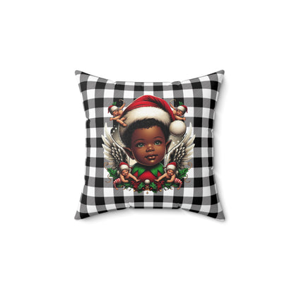 PERSONALIZED Square Christmas 'Christopher' Pillow