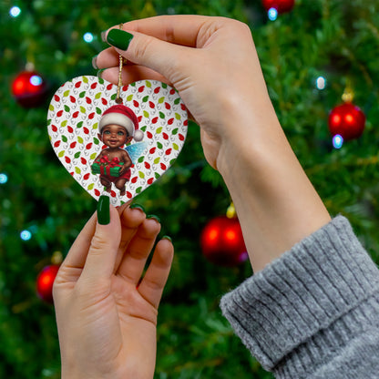 Ceramic Ornament 'Angel' - Christmas Decor