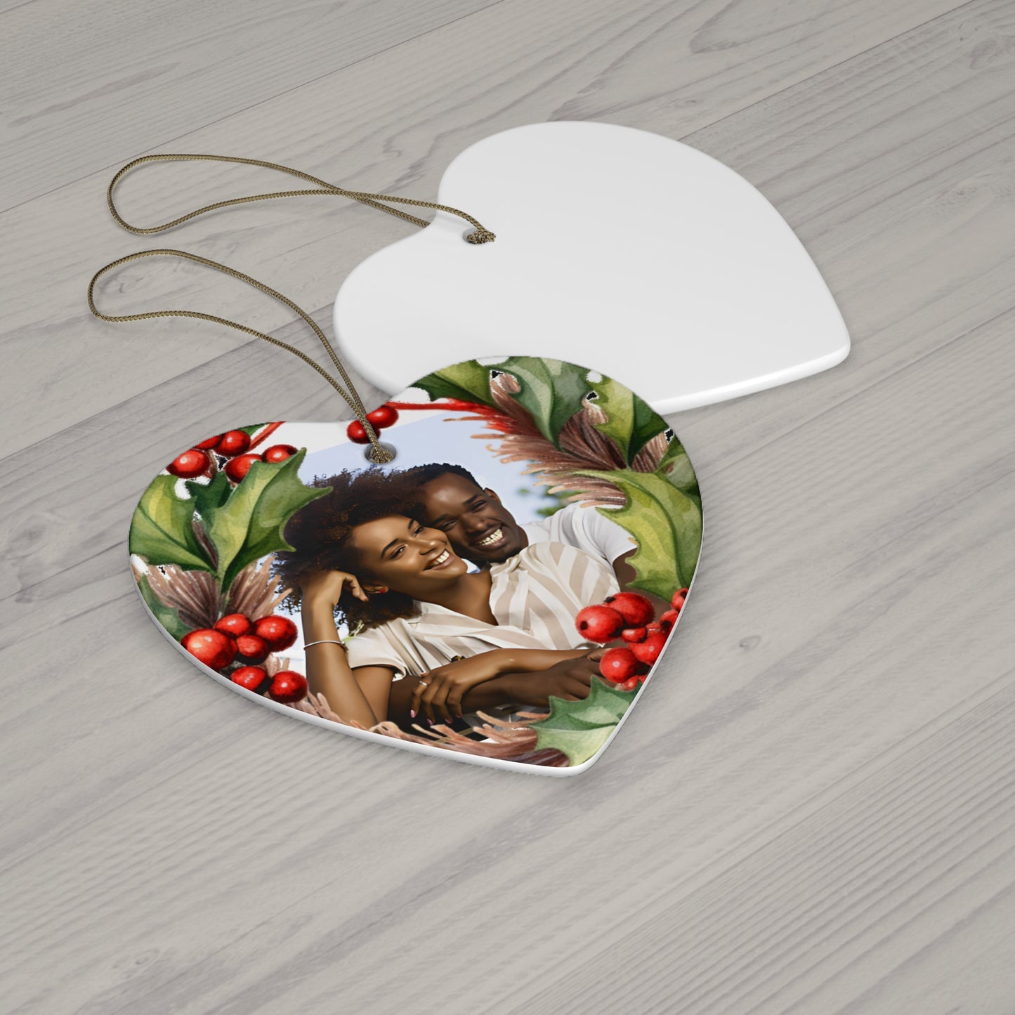 PERSONALIZED Ceramic Christmas Ornament