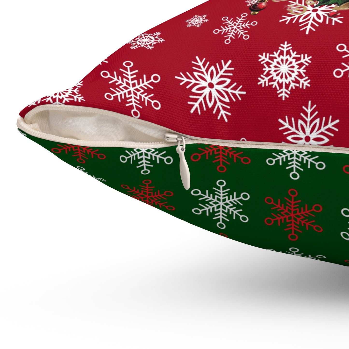 Square Christmas Pillow 'Good Boy'