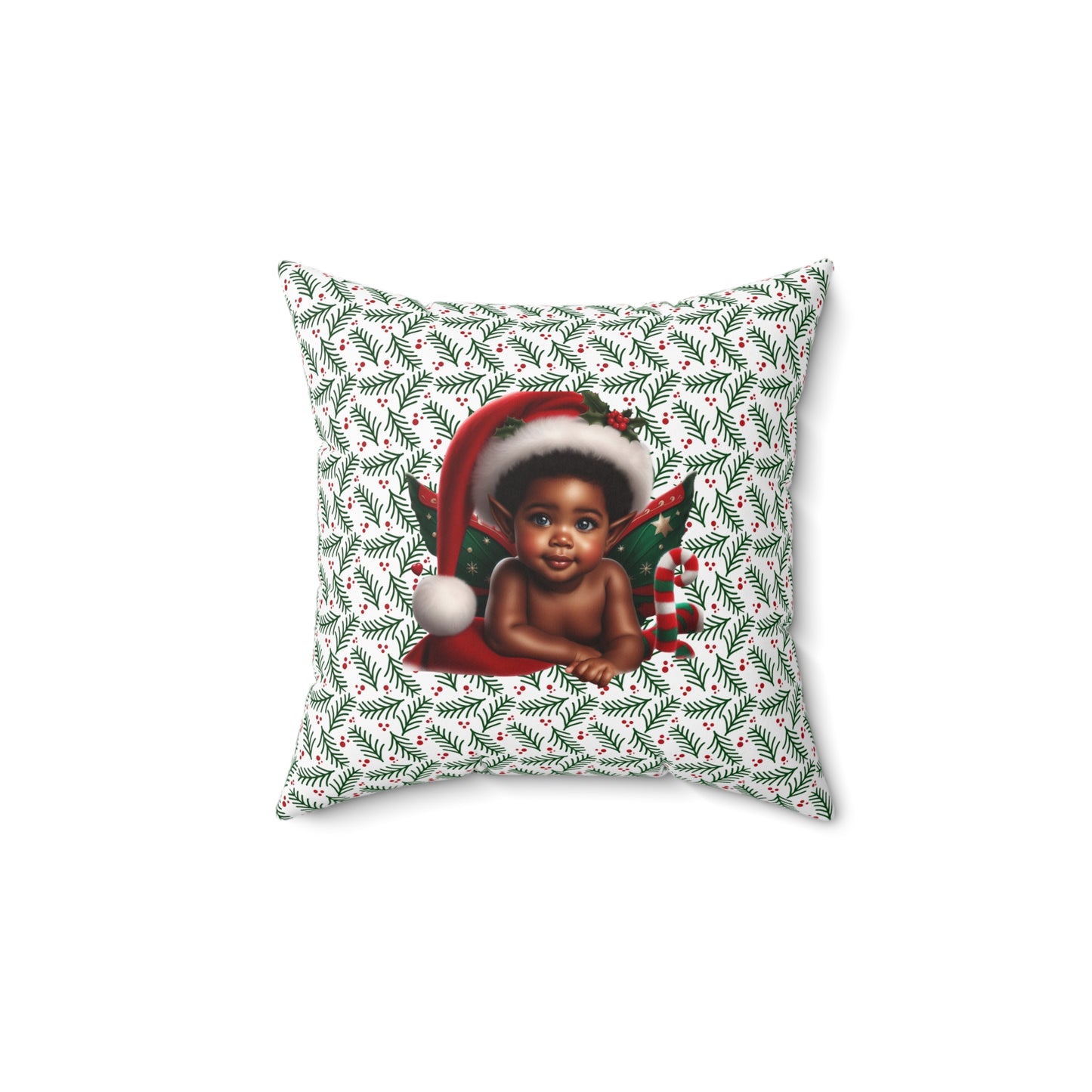 Square Christmas Pillow 'Cuddles'