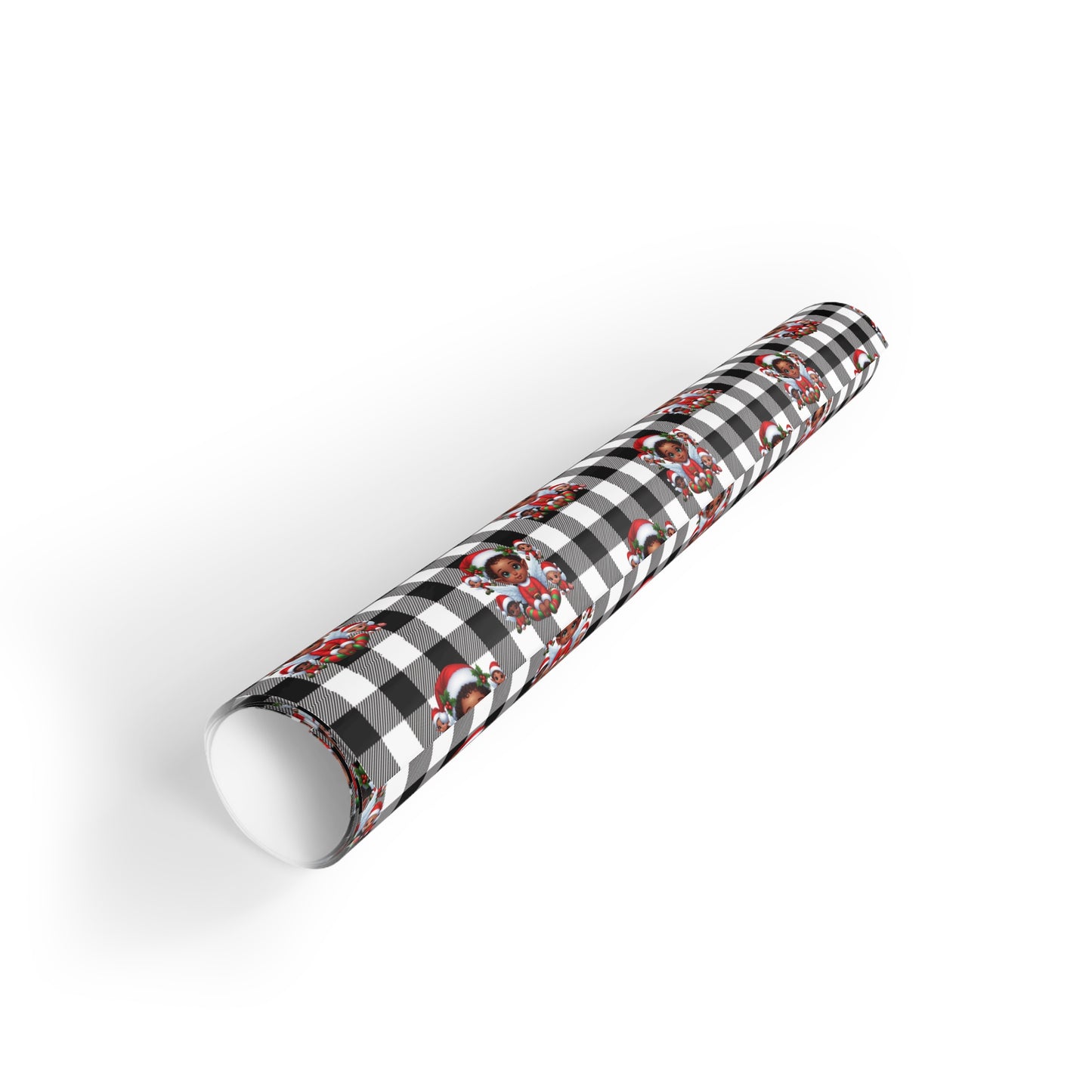 'Kinder Elf' Christmas Gift Wrapping Paper Rolls, 1pc