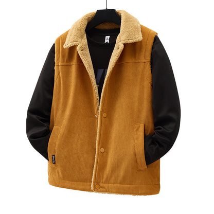 Men's Lamp Wick Corduroy Warm Jacket