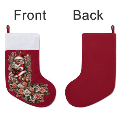 Santa Cherub Christmas Stocking