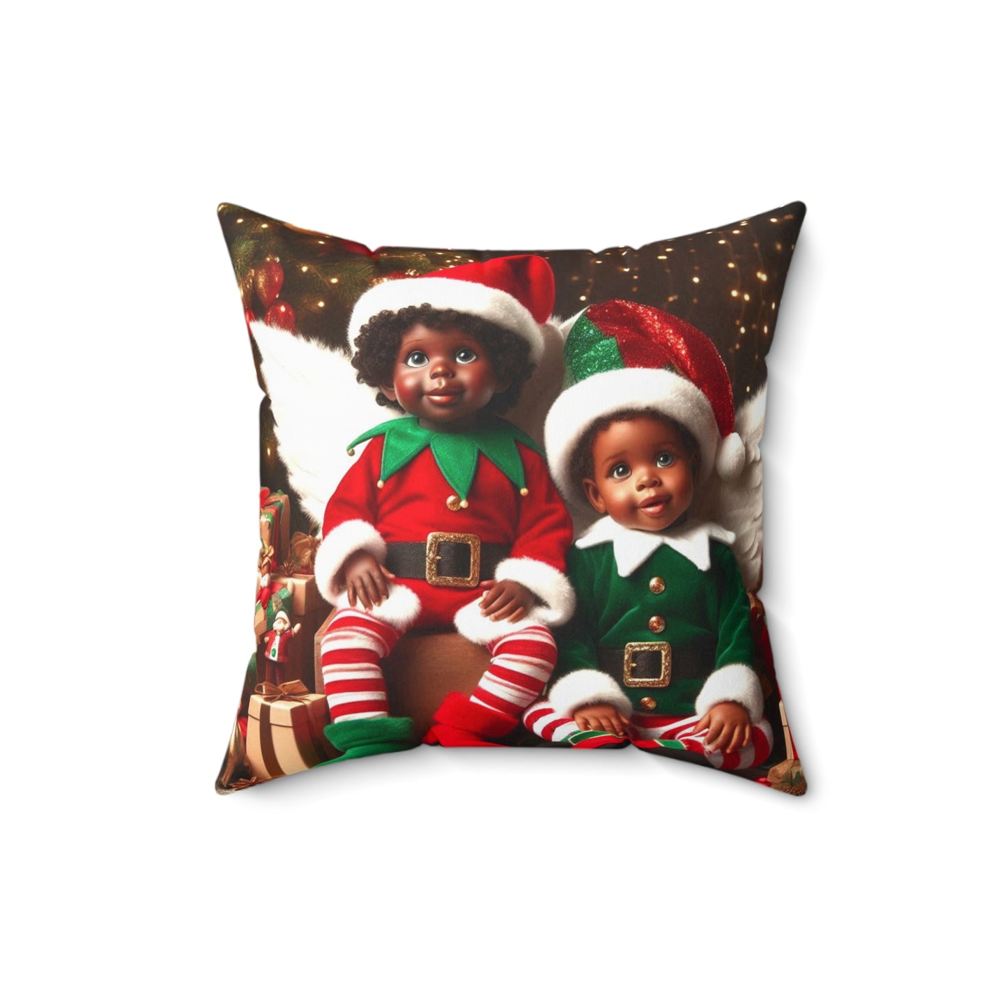 Square Christmas Pillow 'Adorbs'