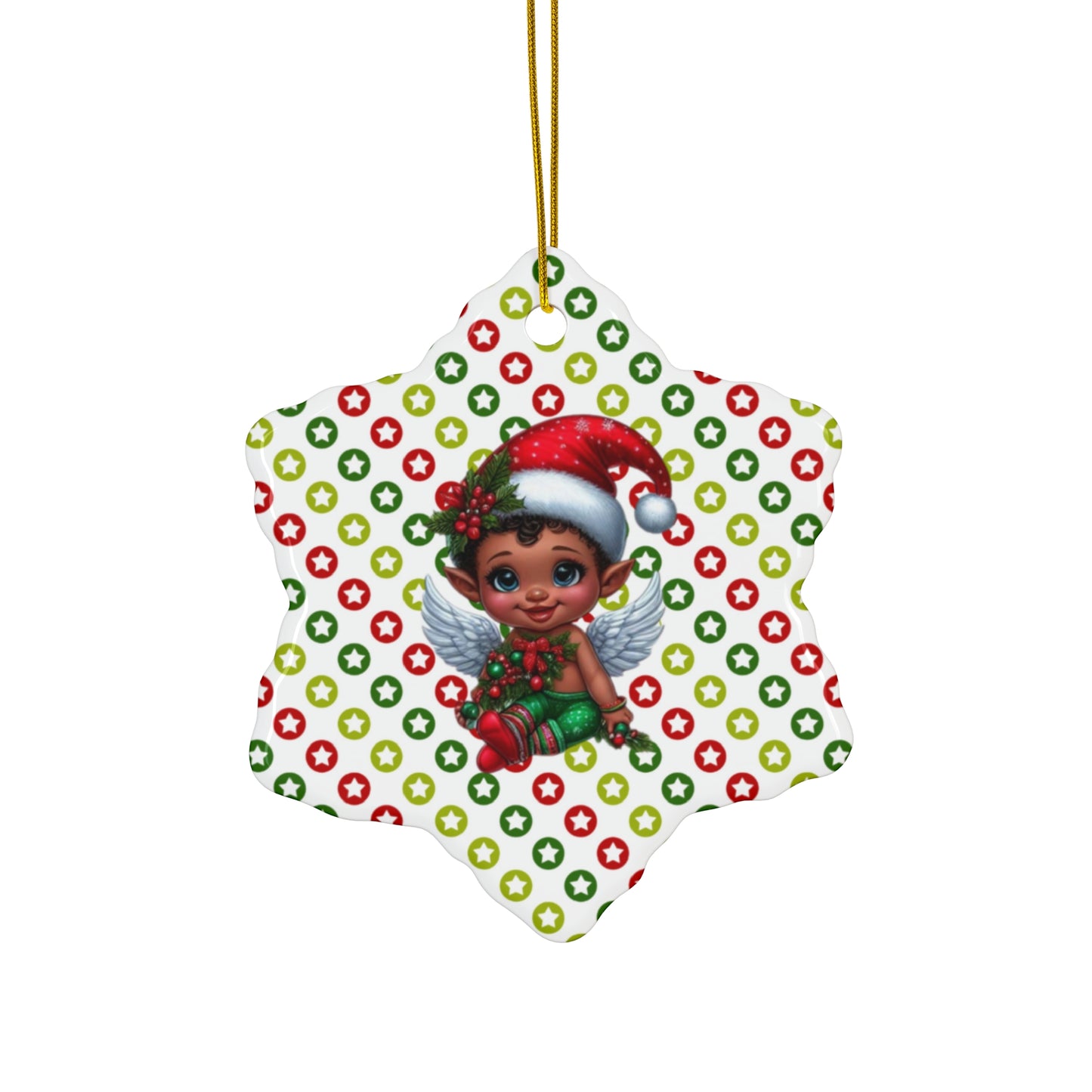 Ceramic Ornament 'Bubba' Christmas Holiday Decor