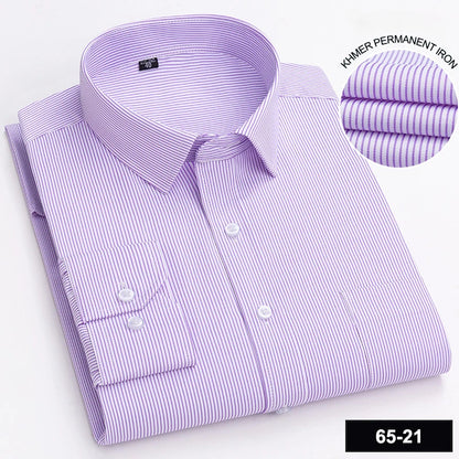 65%cotton plain shirts for men slim fit formal shirt designer clothing soft office long-sleeve tops New in shirt