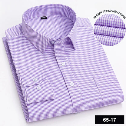 65%cotton plain shirts for men slim fit formal shirt designer clothing soft office long-sleeve tops New in shirt