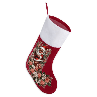 Santa Cherub Christmas Stocking