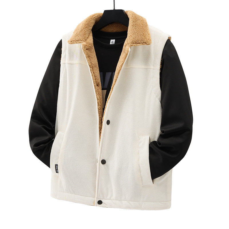 Men's Lamp Wick Corduroy Warm Jacket