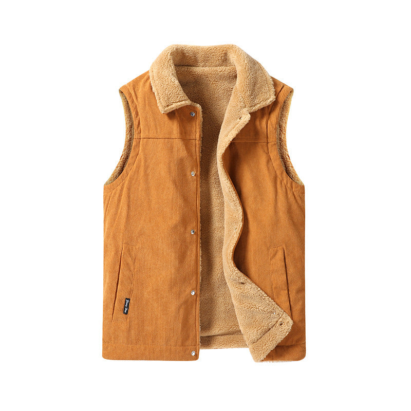 Men's Lamp Wick Corduroy Warm Jacket