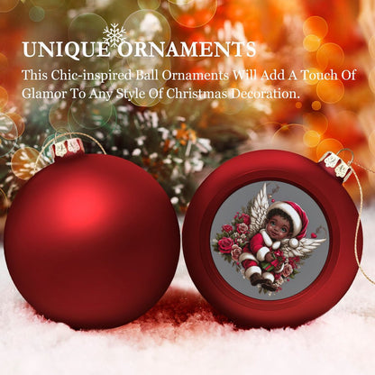 Christmas Ornament Ball Bulb "Bouque"